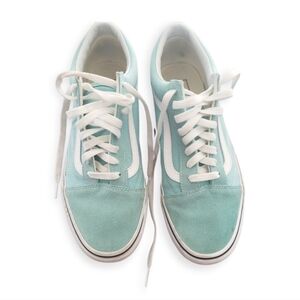 Women's Light Blue Vans Sneakers